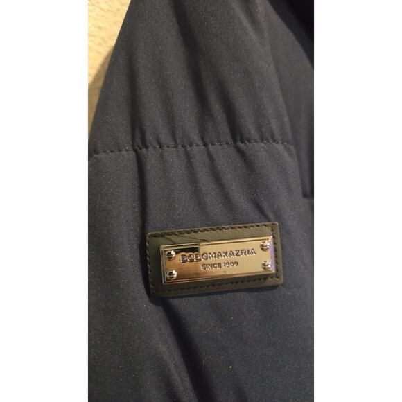 BCBG Max Azria Women's Navy Puffer Coat S Quilted Long Jacket - Picture 9 of 12